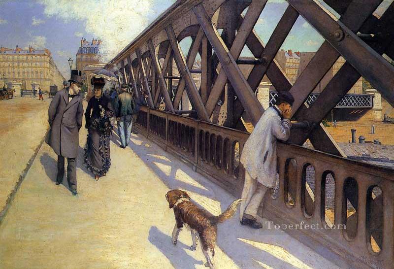 El Puente de Europa Gustave Caillebotte Pintura al óleo